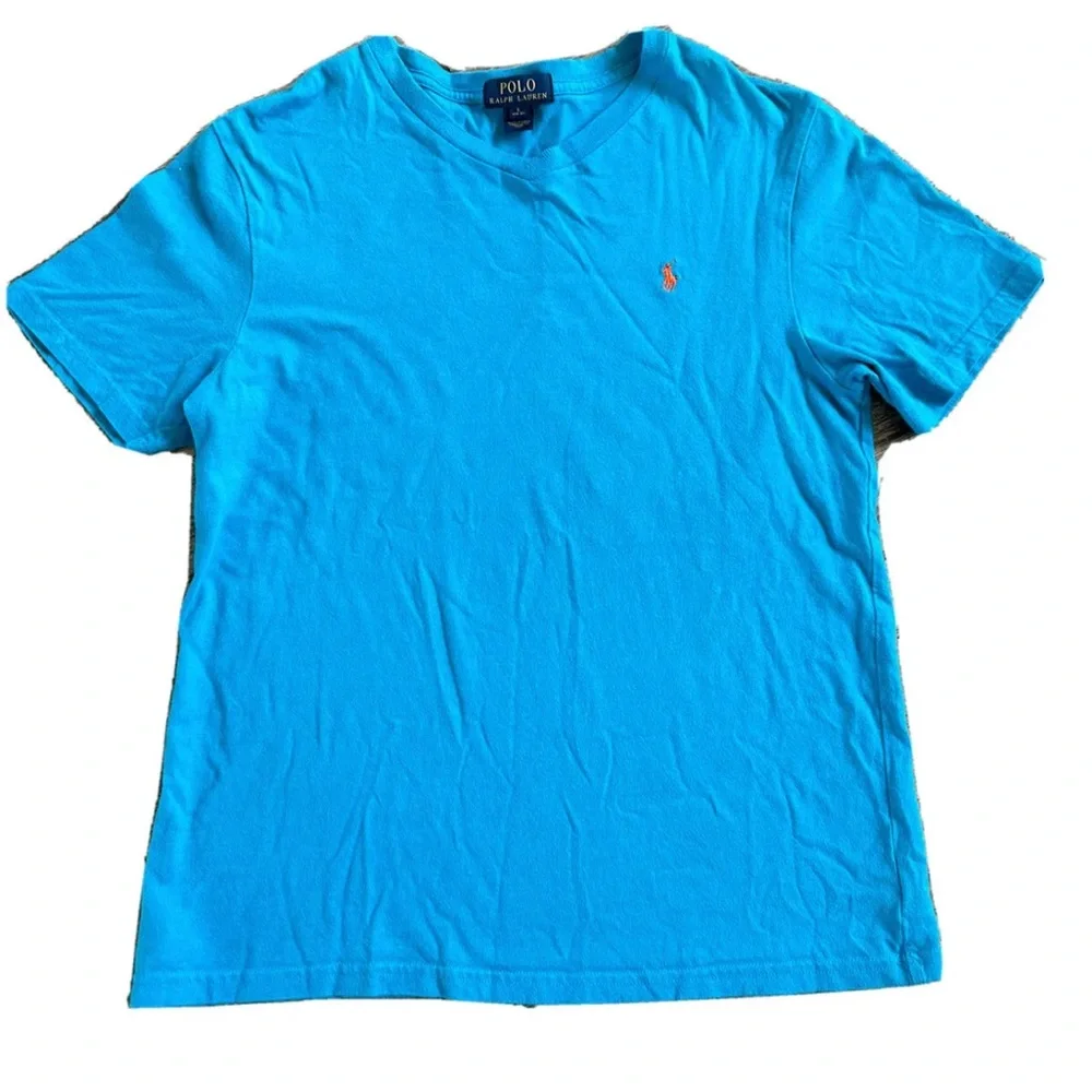 Polo Ralph Lauren Boys 14-16 V-Neck Cotton Tee - Picture 8 of 8